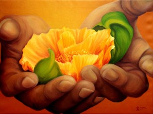 Fragile, oil on canvas